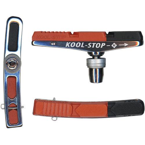 Kool-Stop V-Type 2 Holder With V2 Dual Compound Inserts - BUMSONTHESADDLE