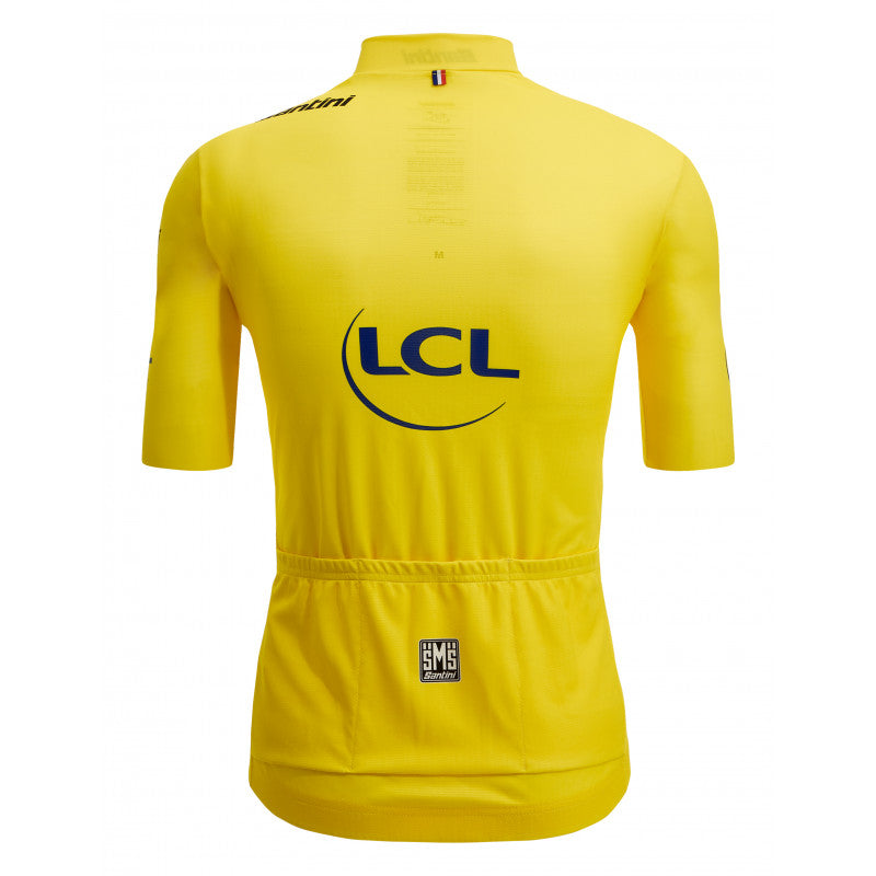 Santini TDF Leader Mens Cycling Jersey (Yellow)