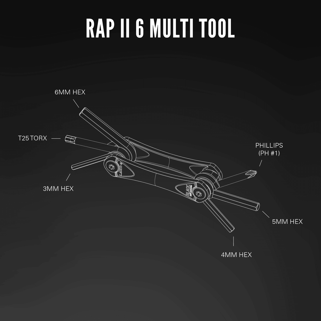 Lezyne Rap II 13 Multitool - BUMSONTHESADDLE