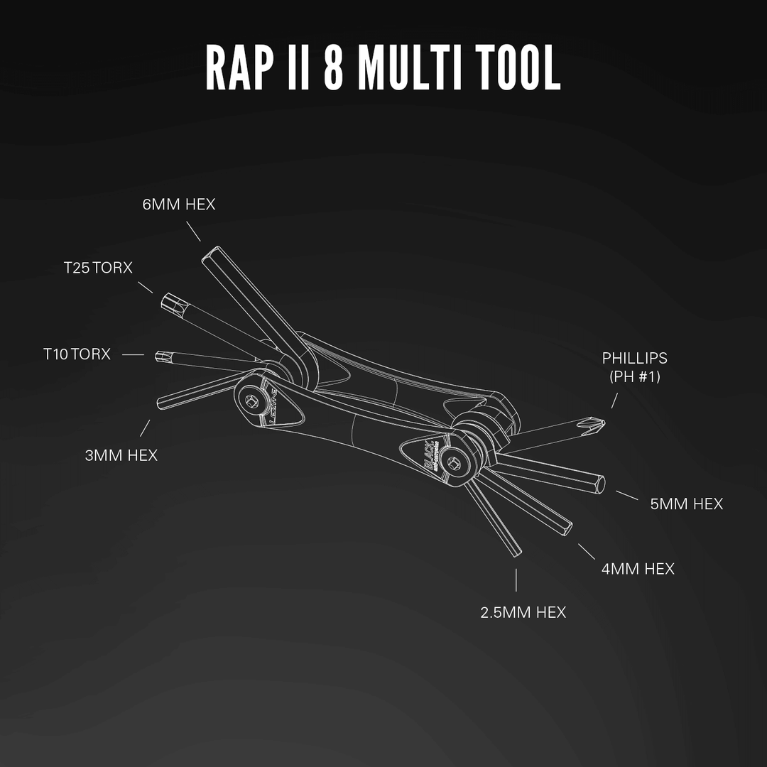 Lezyne Rap II 13 Multitool - BUMSONTHESADDLE