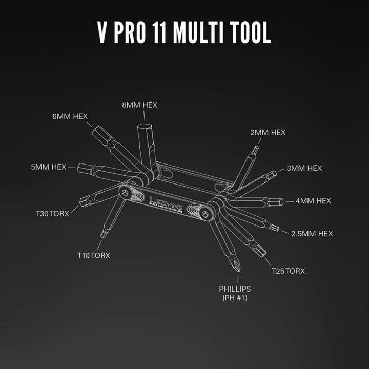 Lezyne V Pro Multitool (11 Func) - BUMSONTHESADDLE