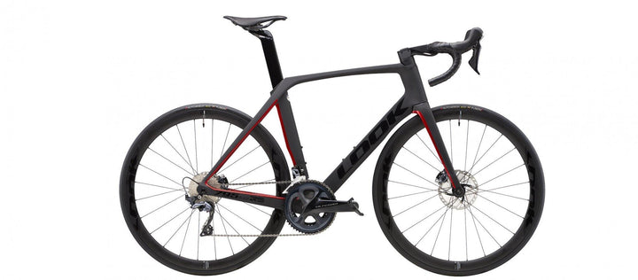 Look 795 Blade RS Disc Brake Frameset (Black Metallic Red Mat Glossy) - BUMSONTHESADDLE