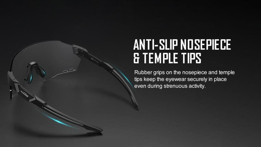 Magicshine Windbreaker Classic Sport Sunglasses (Blue) - BUMSONTHESADDLE