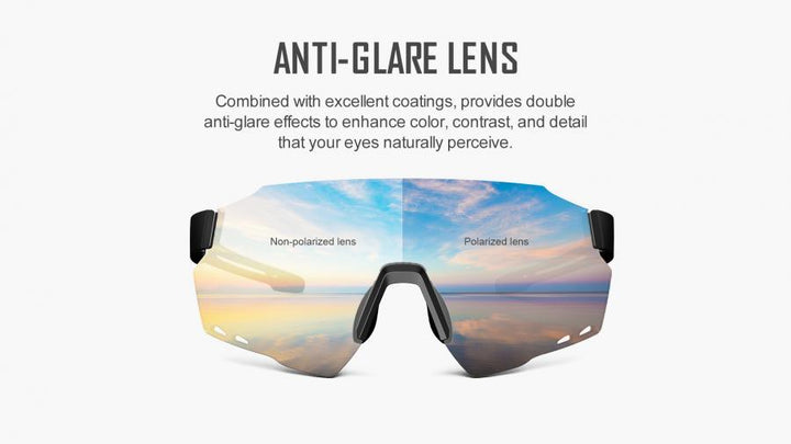 Magicshine Windbreaker Classic Sport Sunglasses (Blue) - BUMSONTHESADDLE