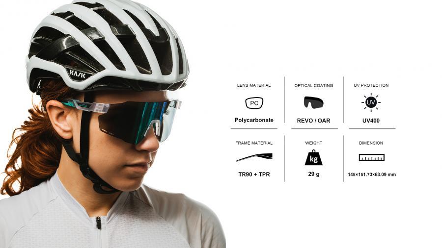 Magicshine Windbreaker Classic Sport Sunglasses (Blue) - BUMSONTHESADDLE