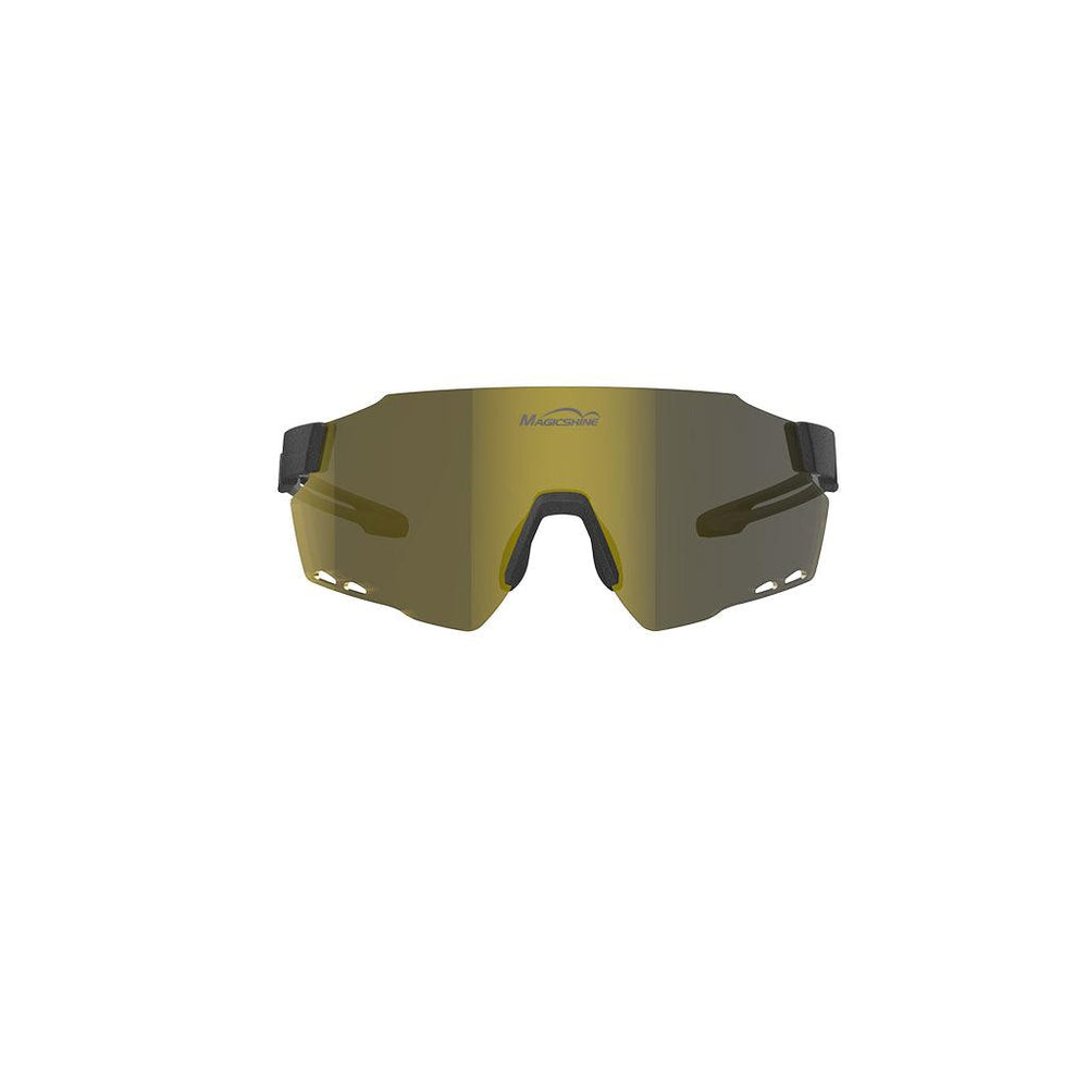 Magicshine Windbreaker Classic Sport Sunglasses (Gold) - BUMSONTHESADDLE