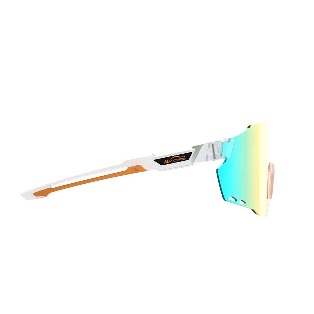 Magicshine Windbreaker Classic Sport Sunglasses (Orange) - BUMSONTHESADDLE