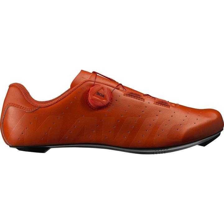 Mavic Cosmic Boa Road Cycling Shoes (Red) - BUMSONTHESADDLE