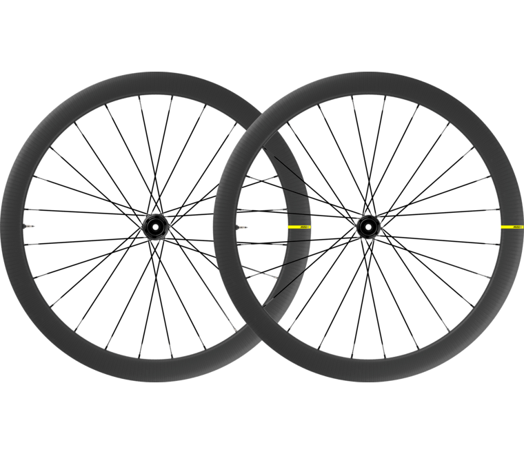 Mavic Cosmic SL 45 Carbon Tubeless Disc Brake Wheel - Shimano/Sram (Black) - BUMSONTHESADDLE