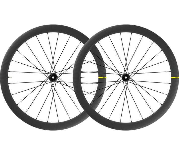 Mavic Cosmic SL 45 Carbon Tubeless Disc Brake Wheel - Shimano/Sram (Black) - BUMSONTHESADDLE