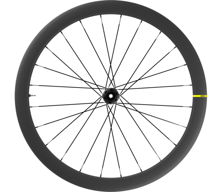 Mavic Cosmic SL 45 Carbon Tubeless Disc Brake Wheel - Shimano/Sram (Black) - BUMSONTHESADDLE