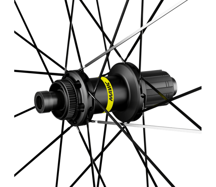 Mavic Cosmic SL 45 Carbon Tubeless Disc Brake Wheel - Shimano/Sram (Black) - BUMSONTHESADDLE