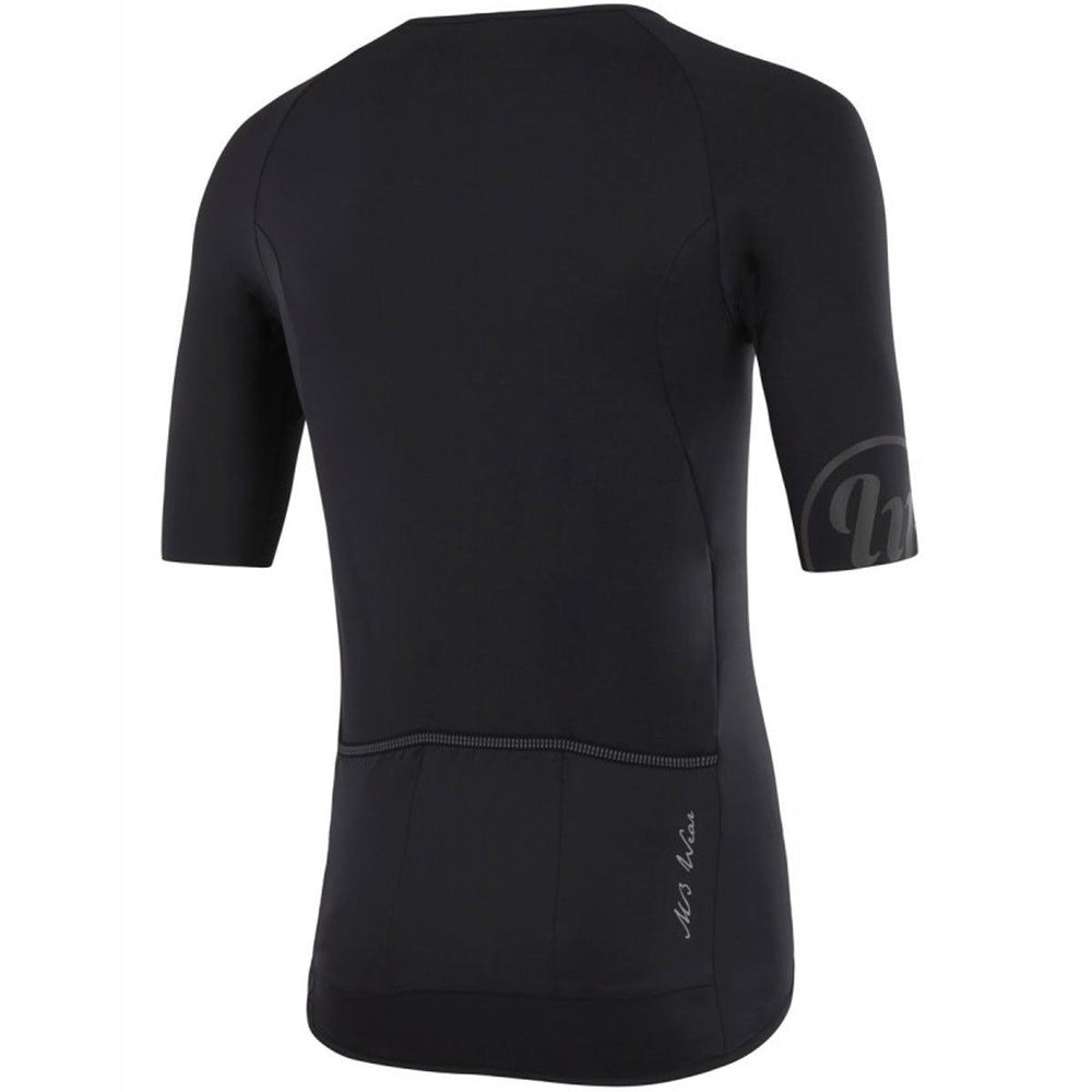 MB Wear Comfort Mens Cycling Jersey (Black) - BUMSONTHESADDLE