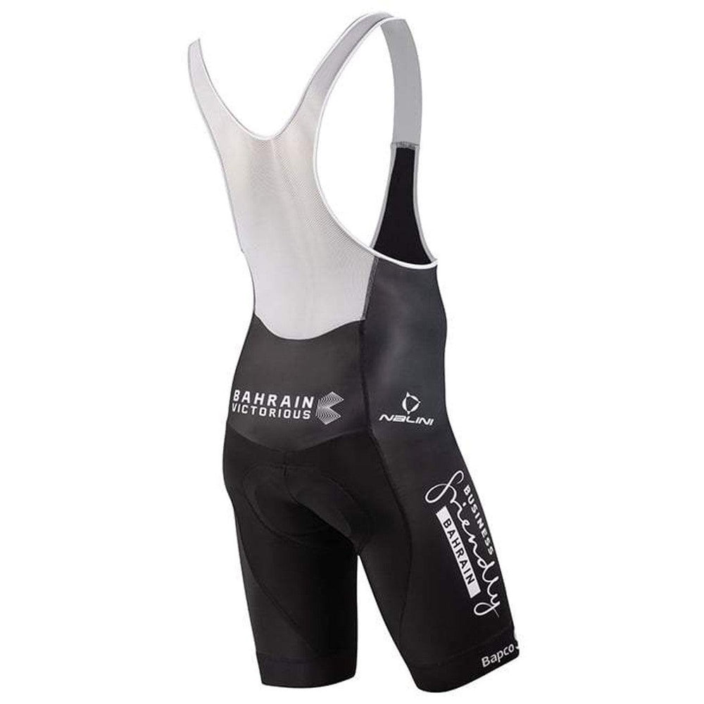 Merida Bahrain Victorious Bapco Mens Cycling Bibshort - BUMSONTHESADDLE