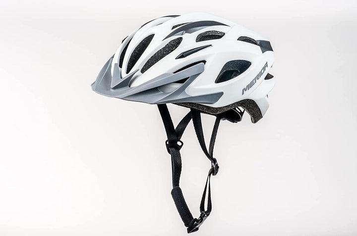 Merida Charger KJ201 Road Cycling Helmet (Matt White/Grey) - BUMSONTHESADDLE