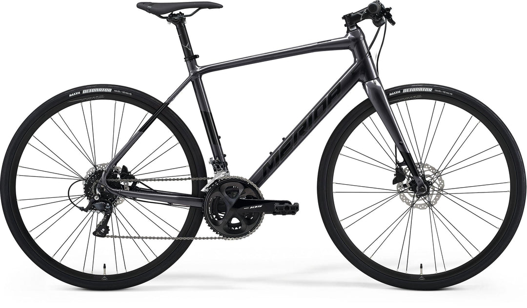 Merida Speeder 400 (Silk Dark Silver/Black) - BUMSONTHESADDLE