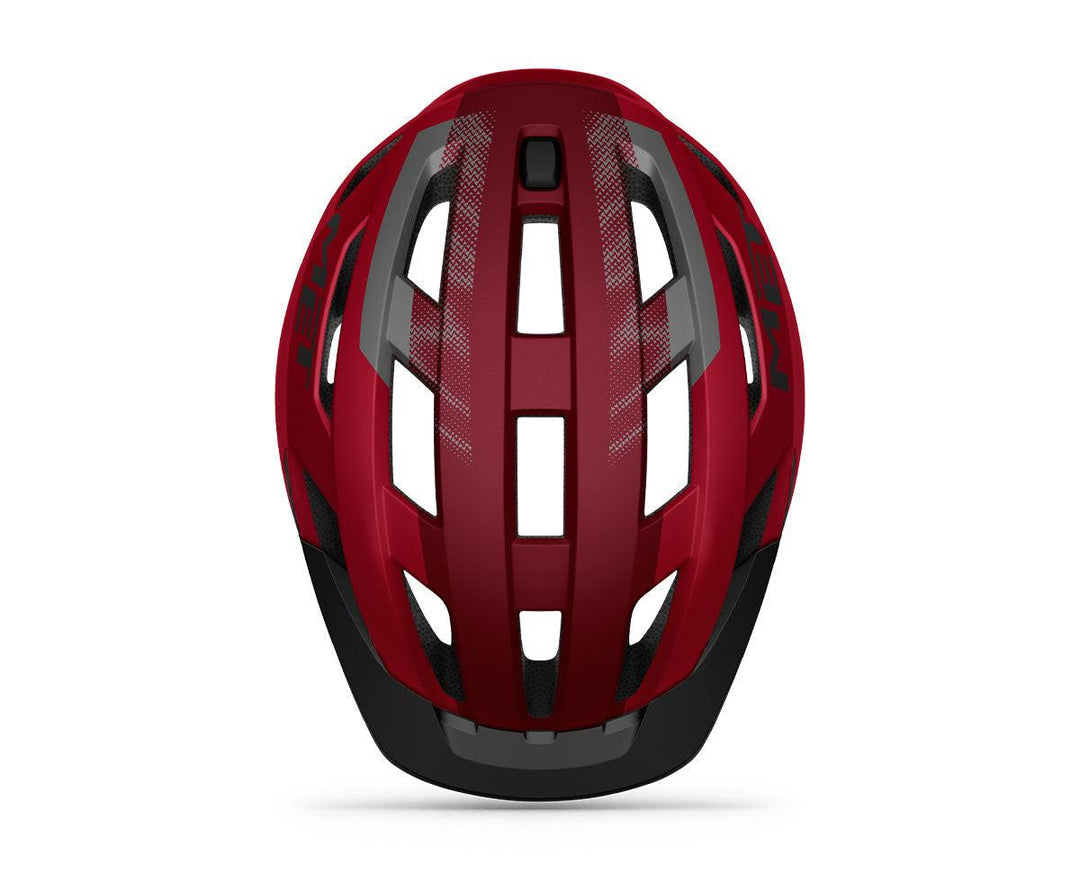 MET Allroad Hybrid Cycling Helmet (Red/Black/Matt) - BUMSONTHESADDLE