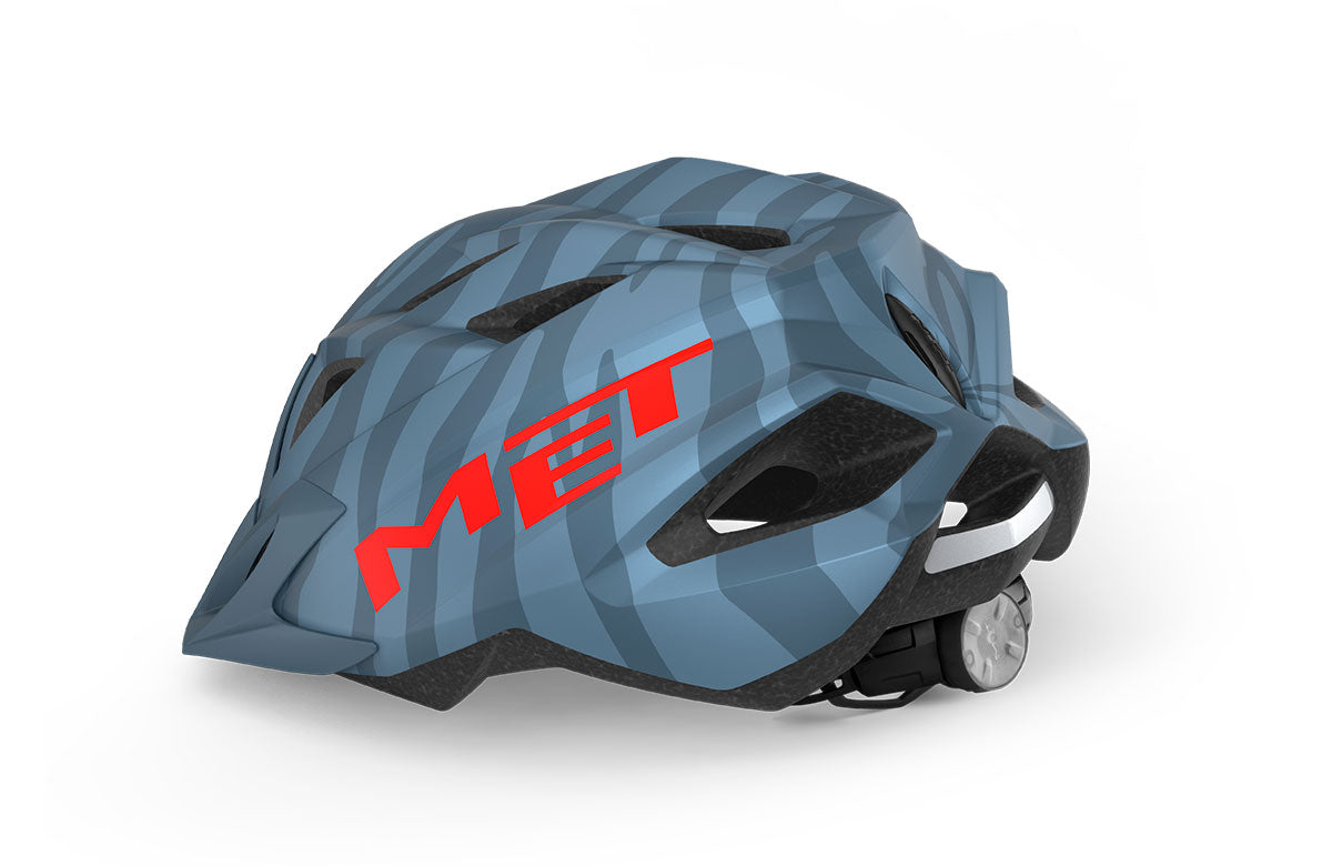 MET Crackerjack Kids Cycling Helmet (Petrol Blue/Matt)