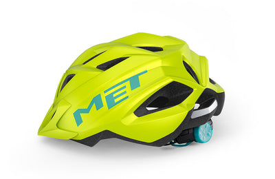 MET Crackerjack Kids Cycling Helmet (Fluo Yellow/Matt)