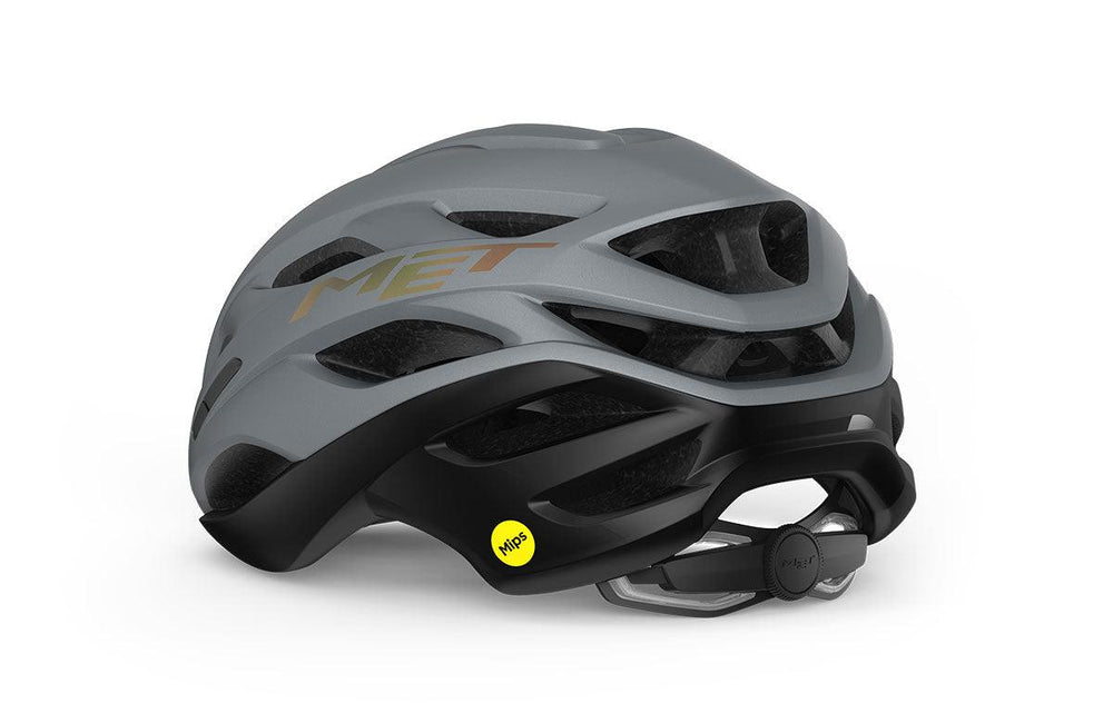 MET Estro MIPS Road Cycling Helmet (Gray Iridescent/Matt) - BUMSONTHESADDLE