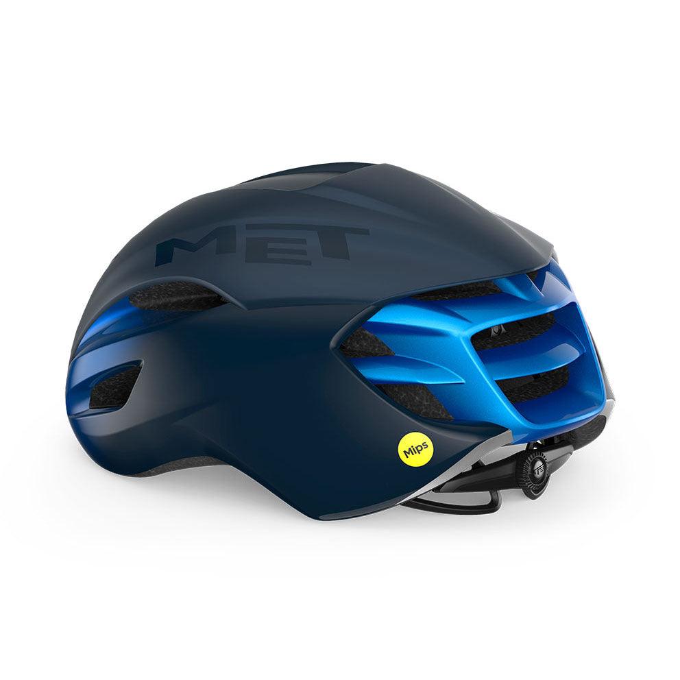MET Manta MIPS Aero Road Cycling Helmet (Blue Metallic/Matt Glossy)