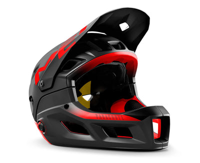 MET Parachute MCR MIPS MTB Cycling Helmet (Black Red/Matt)
