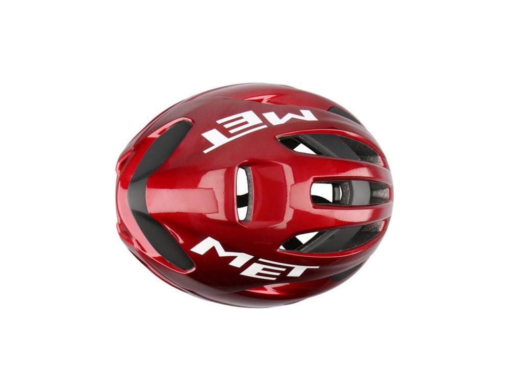 MET Rivale MIPS Road Cycling Helmet (Red Metallic/Glossy) - BUMSONTHESADDLE