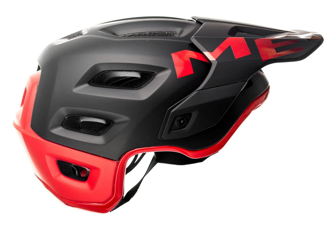 MET Roam CE MTB Cycling Helmet (Black Red/Matt Gloss) - BUMSONTHESADDLE
