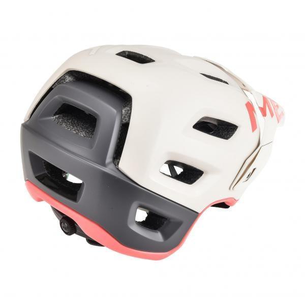 MET Roam CE MTB Cycling Helmet (Dirty White Gray Pink/Matt) - BUMSONTHESADDLE
