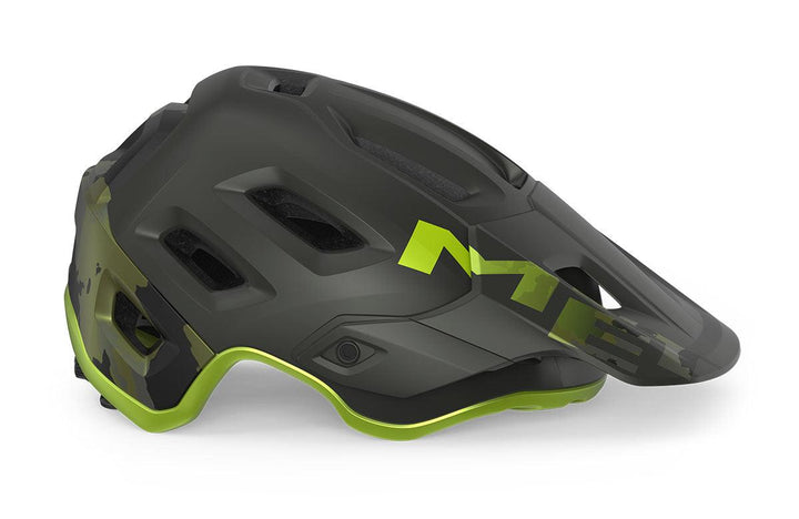 MET Roam MIPS MTB Cycling Helmet (Camo/Lime Green/Matt) - BUMSONTHESADDLE