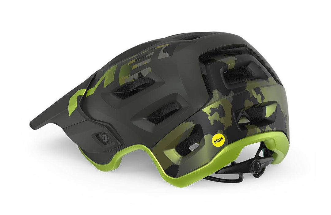 MET Roam MIPS MTB Cycling Helmet (Camo/Lime Green/Matt) - BUMSONTHESADDLE