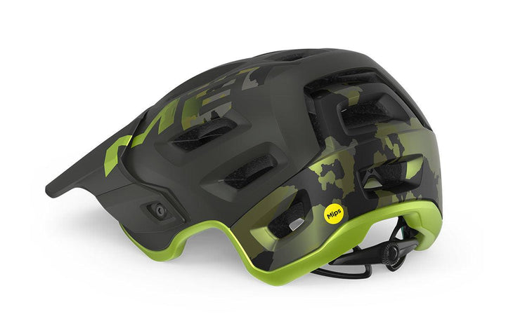 MET Roam MIPS MTB Cycling Helmet (Camo/Lime Green/Matt) - BUMSONTHESADDLE