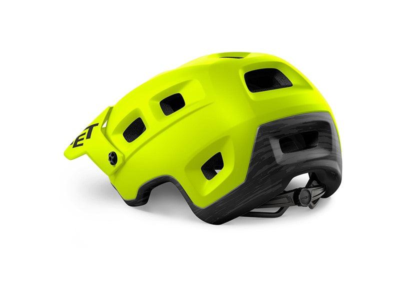 MET Terranova CE MTB Cycling Helmet (Lime Green/Matt) - BUMSONTHESADDLE