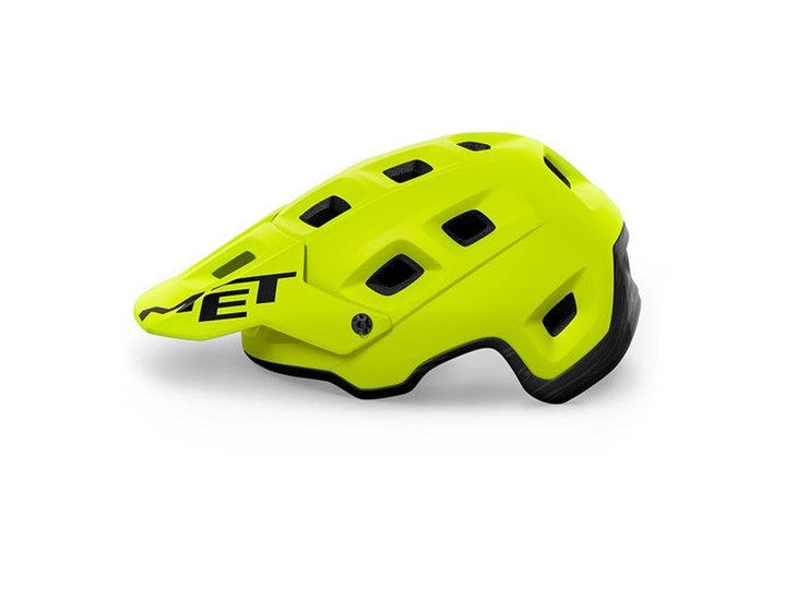 MET Terranova CE MTB Cycling Helmet (Lime Green/Matt) - BUMSONTHESADDLE