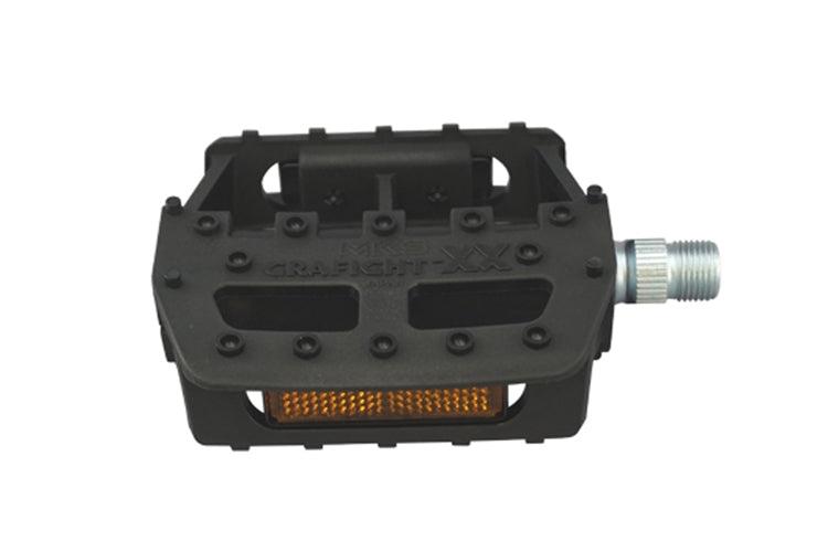 MKS Grafight-XX Platform Pedals (Black) - BUMSONTHESADDLE