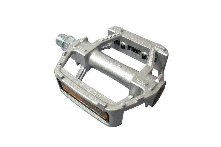 MKS RMX Platform Pedals (Cosmic Silver) - BUMSONTHESADDLE