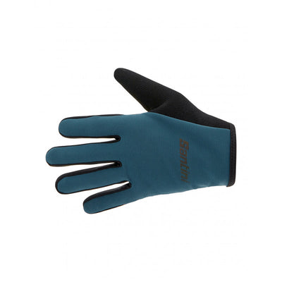 Santini MTB Unisex Cycling Gloves (Blue)