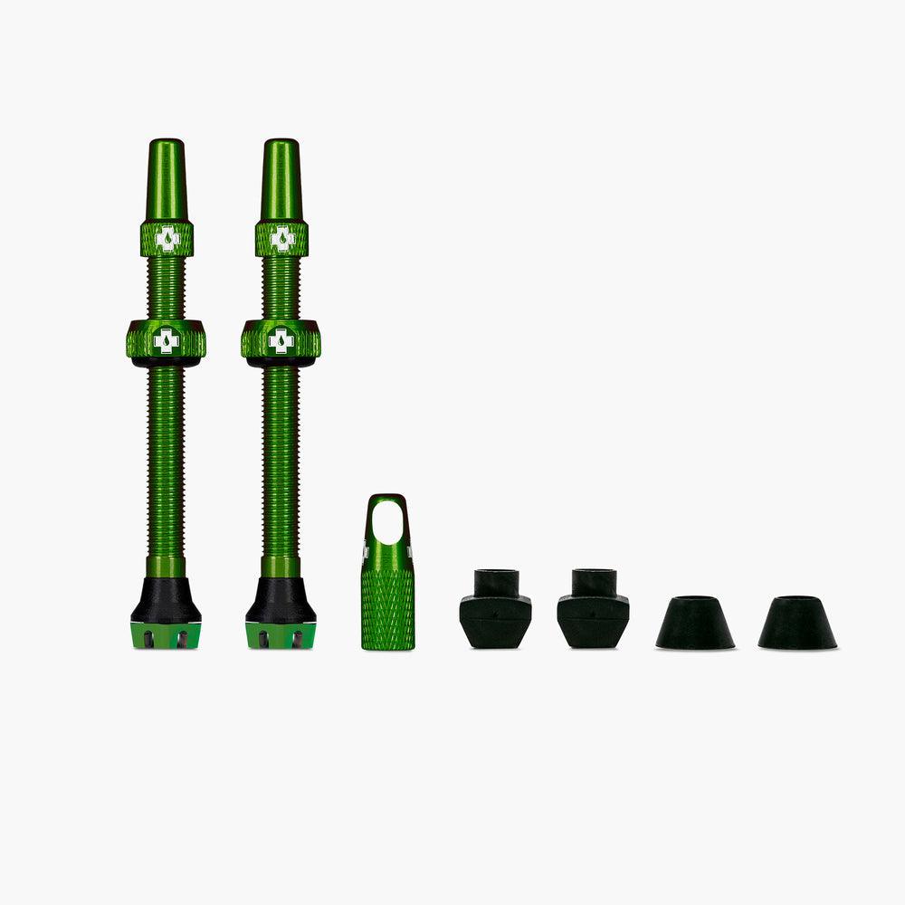 Muc-Off Tubeless Valve Kit (Green) - BUMSONTHESADDLE