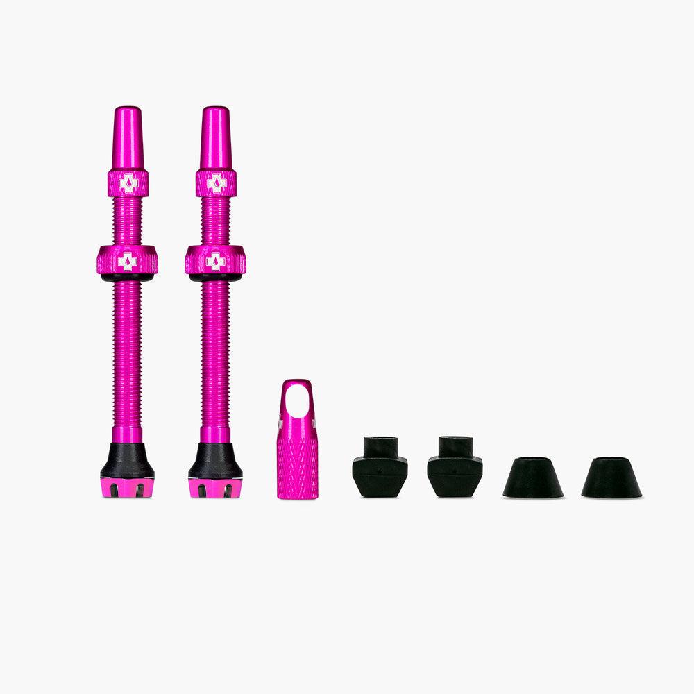 Muc-Off Tubeless Valve Kit (Pink) - BUMSONTHESADDLE