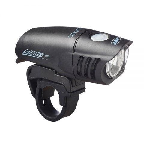 NiteRider Mako 250 Front Light (Black) - BUMSONTHESADDLE