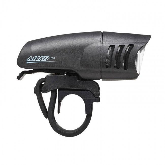 NiteRider Mako 250 Front Light (Black) - BUMSONTHESADDLE