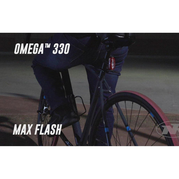 NiteRider Omega 330 Rear Light (Black) - BUMSONTHESADDLE