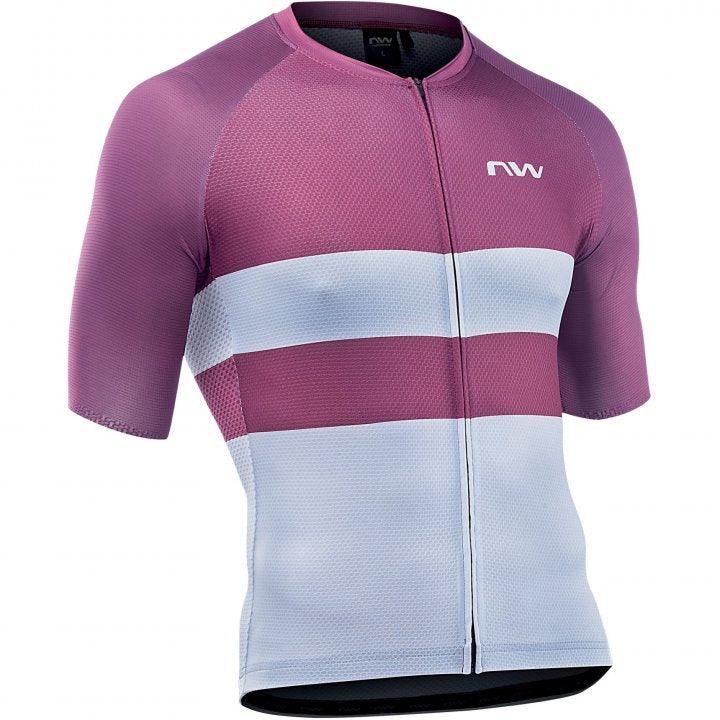 Northwave Blade Air Mens Cycling Jersey (Plum/Grey) - BUMSONTHESADDLE