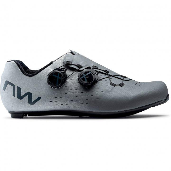 Northwave Extreme GT 3 Road Cycling Shoes (Anthra/Silver) - BUMSONTHESADDLE