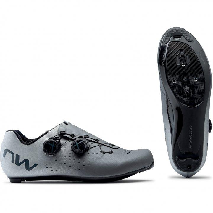 Northwave Extreme GT 3 Road Cycling Shoes (Anthra/Silver) - BUMSONTHESADDLE