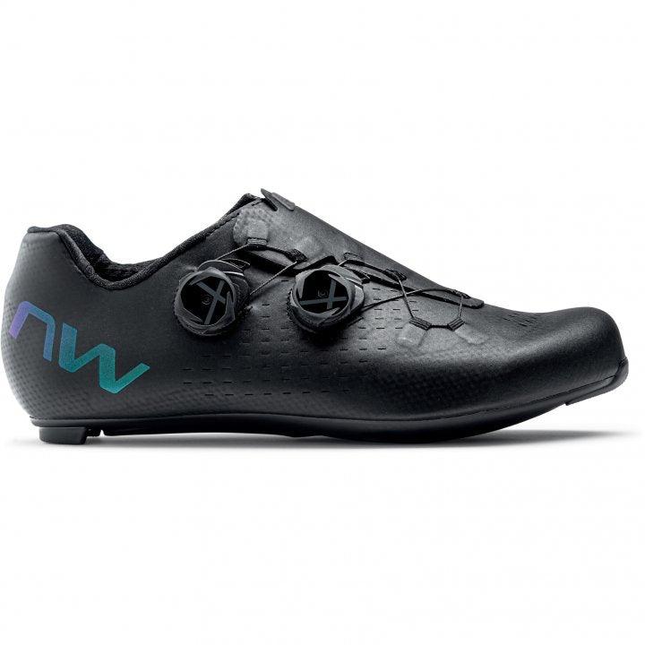 Northwave Extreme GT 3 Road Cycling Shoes (Black/Iridescent) - BUMSONTHESADDLE