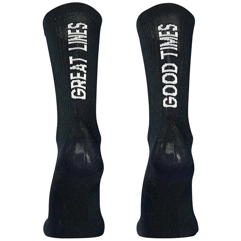 Northwave Good Times Great Lines Unisex Cycling Socks (Black) - BUMSONTHESADDLE