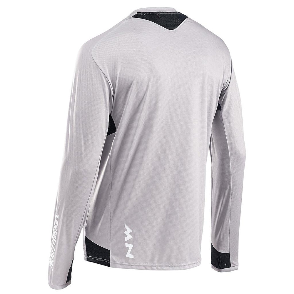 Northwave MTB Edge Mens Cycling Jersey (Dark Grey/Orange) - BUMSONTHESADDLE