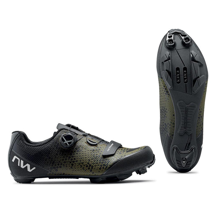 Northwave Razer 2 MTB Cycling Shoes (Black/Forest) - BUMSONTHESADDLE