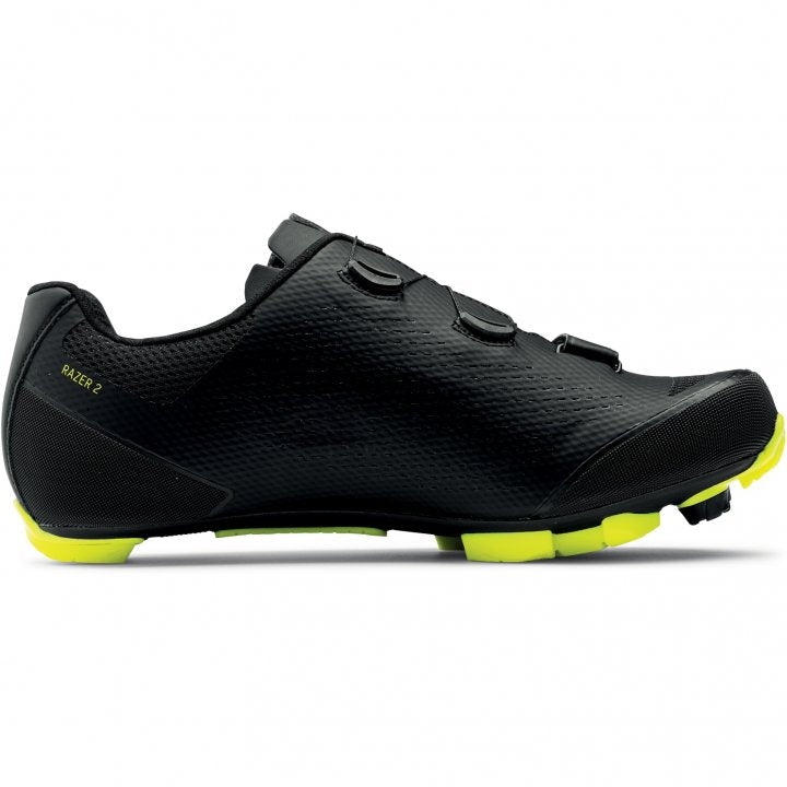 Northwave Razer 2 MTB Cycling Shoes (Black/Yellow Fluo)